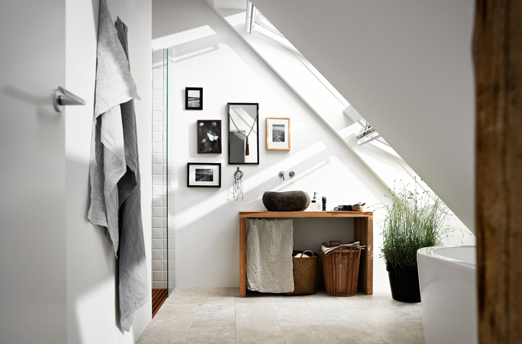 mansarda bagno