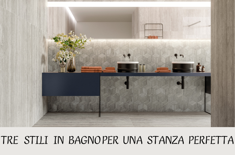 bagno in tre stili